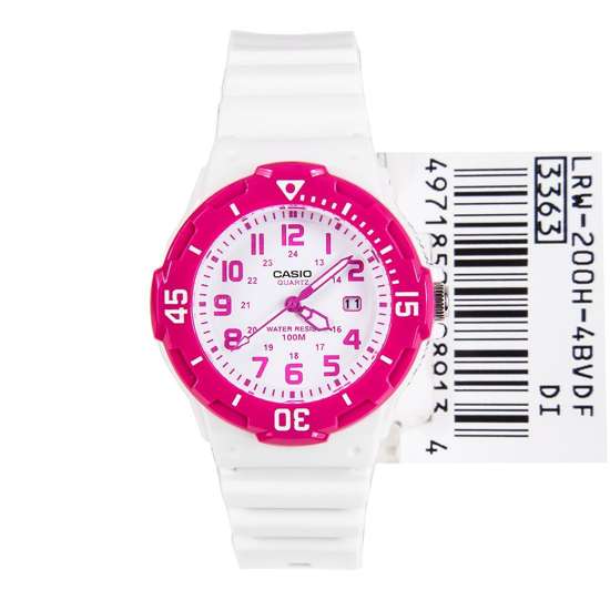Casio Quartz Analog Pink Watch LRW-200H-4BV
