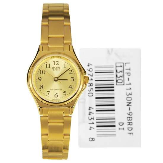 Casio Quartz Gold Plated Ladies Watch LTP-1130N-9B LTP-1130N