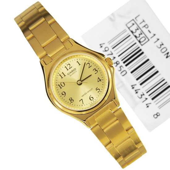 Casio Quartz Gold Plated Ladies Watch LTP-1130N-9B