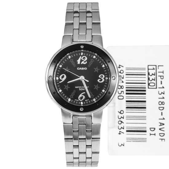 Casio Entice Ladies LTP-1318D-1AVDF Silver Watch