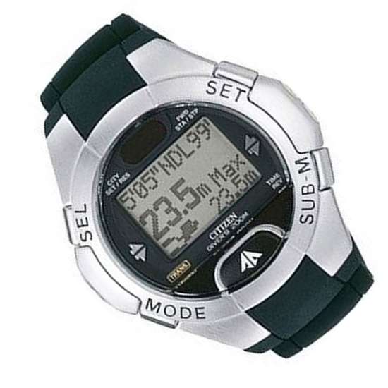 Citizen Digital MG0000-07E Alarm Thermometer Watch