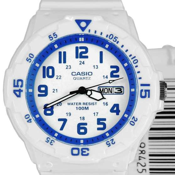 Casio Analog Quartz White-Blue Mens Watch MRW-200HC-7B2 MRW-200HC