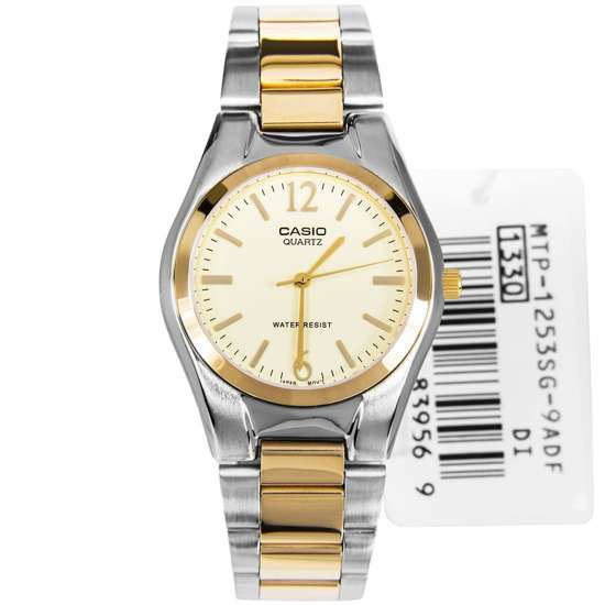 Casio Two Tone Analog Mens Watch MTP-1253SG-9A MTP1253SG