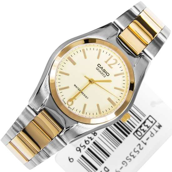 Casio Two Tone Analog Mens Watch MTP-1253SG-9A MTP1253SG