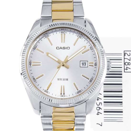 MTP-1302SG-7A MTP1302SG Casio Two Tone  Gents Dress Watch