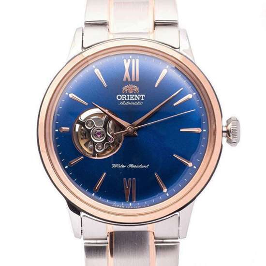 Orient Bambino Blue Open Heart Dial RA-AG0433L00C RA-AG0433L Mens Watch