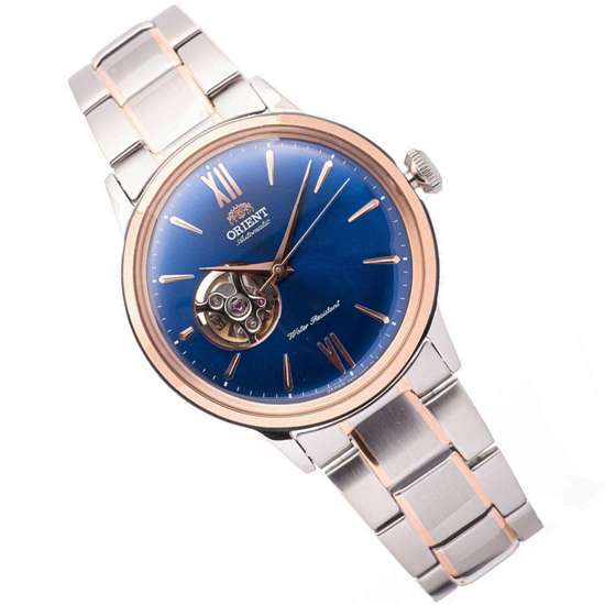 Orient Bambino Blue Open Heart Dial RA-AG0433L00C RA-AG0433L Mens Watch