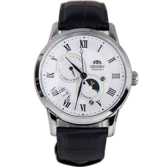 Orient Sun Moon SAK00002S0 SAK00002S AK00002S Leather Watch