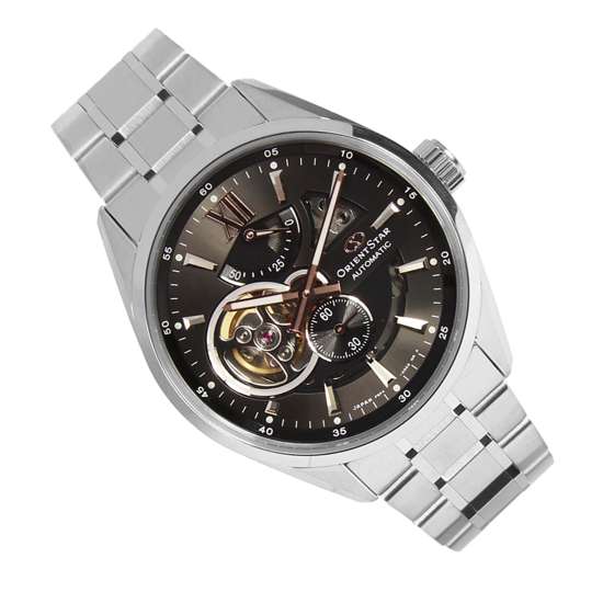Orient Orologio Analogico Automatico Uomo con Cinturino in Pelle Re-Av0005L00B Orient Orologio Analogico Automatico Uomo con Cinturino in Pelle Re-Av0005L00B