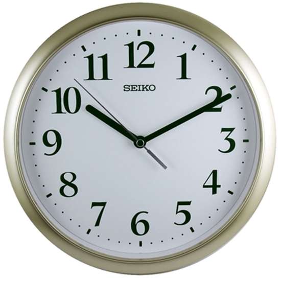 Seiko Quartz Decorator Quiet Sweep Wall Clock QHA005G QHA005GL QHA005-G