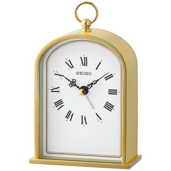 Seiko QHE162G QHE162GN Gold Alarm Clock