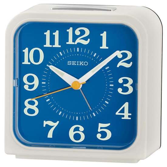 Seiko Desk Analog Light Gold Alarm Clock QHK048W