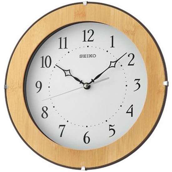 Seiko QXA738B Wooden Wall Clock (Singapore Only)