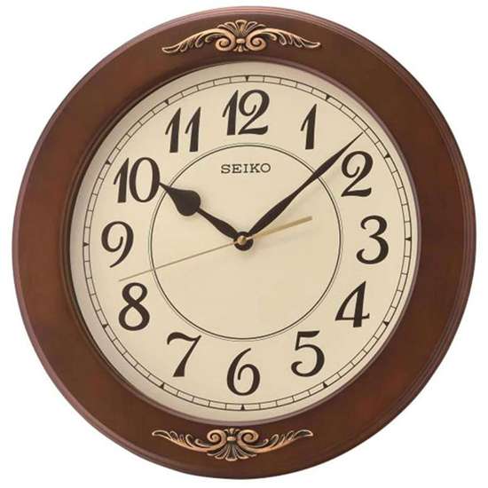 Seiko QXA745B Wooden Wall Clock (Singapore Only)