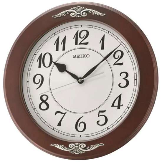 Seiko QXA745Z Wooden Wall Clock (Singapore Only)