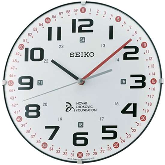 Seiko Novak Djokovic Foundation Wall Clock QXA932K
