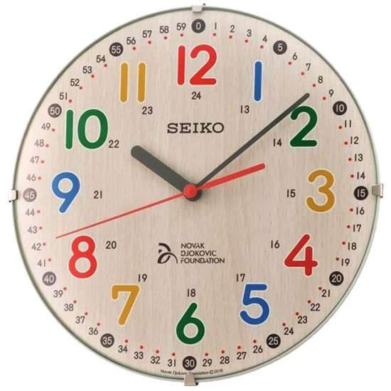 Seiko Novak Djokovic Foundation Wall Clock QXA932Z