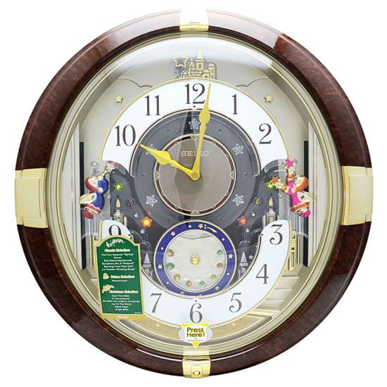 Seiko Melodies in Motion Wall Decor Clock QXM333B