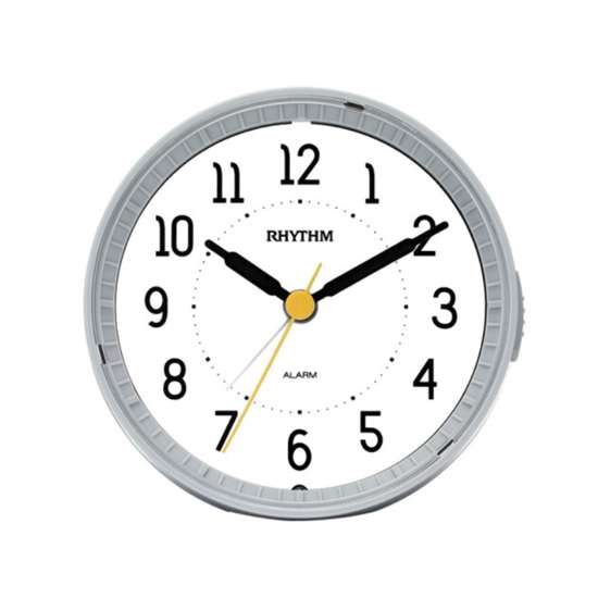 Rhythm Super Silent Grey Alarm Clock CRE850BR08 (Singapore Only)