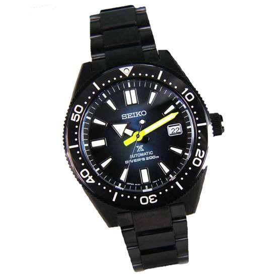 Seiko Prospex Automatic Black Divers Watch SBDC085