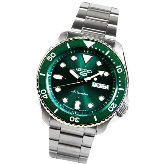 Seiko 5 Automatic SBSA011 Made in Japan Green Dial Sports Watch