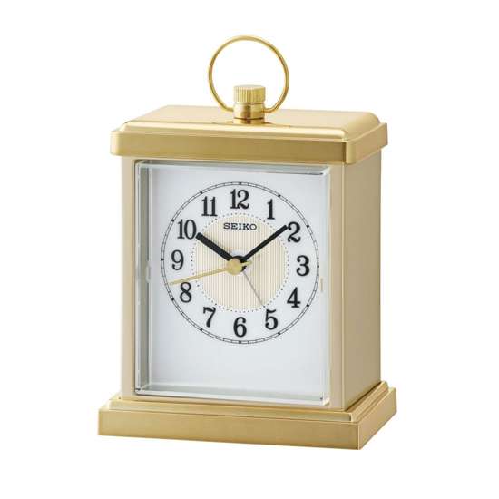 Seiko QHE148G QHE148GN Beep Alarm Sweep Hand Mantel Clock