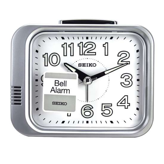 Seiko QHK028S QHK028SN Quiet Sweep Bell Alarm Clock