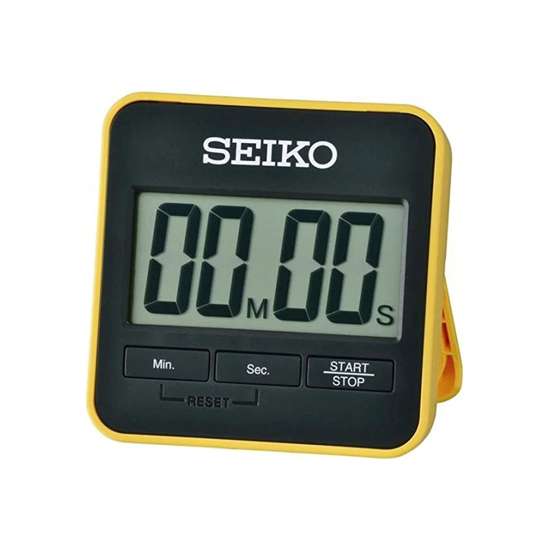 Seiko Digital Stopwatch Countdown Timer Clock QHY001Y QHY001YN