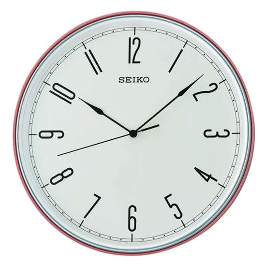 Seiko Red Decor QXA755R Analog Wall Clock