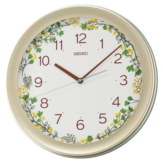 Seiko Decorator Floral QXA777M QXA777MR QXA777-M Wall Clock