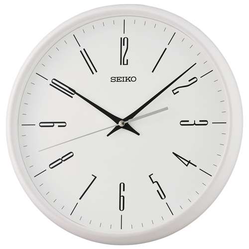 Seiko Decorator Quiet Sweep White Wall Clock QXA786W QXA786WN QXA786-W
