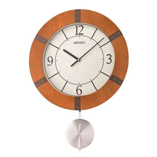 Seiko QXC241A Wooden Case Wall Clock