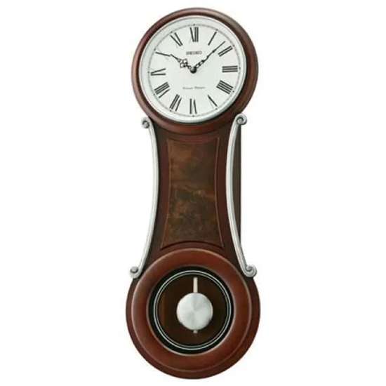 Seiko Pendulum QXH077B QXH077BN Chime Wooden Wall Clock