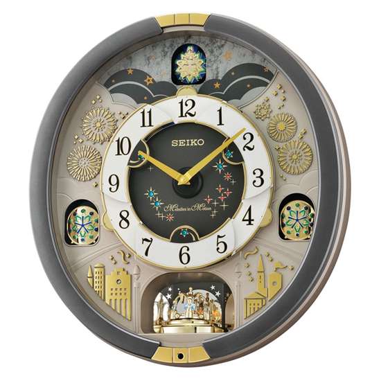 Seiko Melodies in Motion Wall Clock QXM385N QXM385-N (Singapore Only)