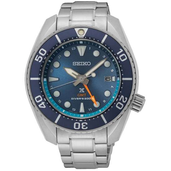 Seiko Sumo GMT Prospex SFK001J1 SFK001 SFK001J Blue Dial Mens Diving Watch
