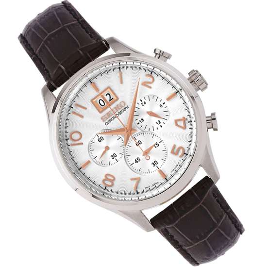 Seiko Neo Male SPC087P1 SPC087 SPC087P Leather Quartz Watch