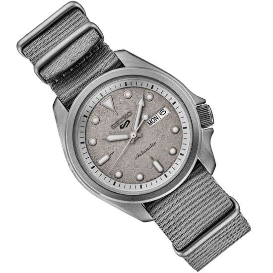 Seiko Cement Automatic SRPG63K1 SRPG63 SRPG63K Grey Nylon Watch