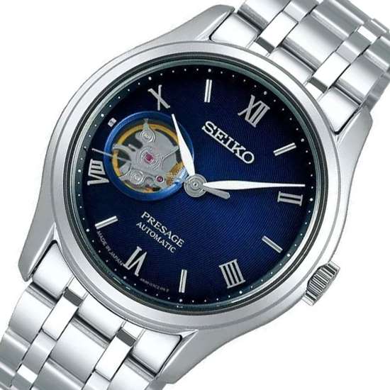 Seiko Presage Zen Garden SSA411J1 SSA411 SSA411J Blue Dial Watch