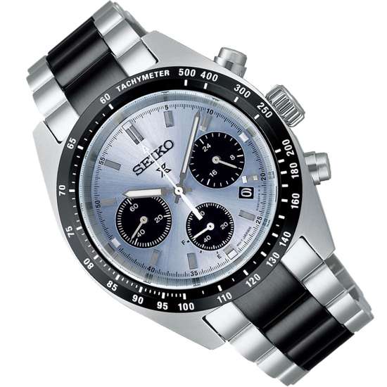 Seiko Ice Blue Panda SSC909 SSC909P1 SSC909P Prospex Crystal Trophy Watch