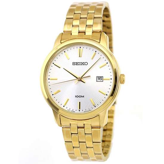 Seiko Neo SUR264P1 SUR264 SUR264P Quartz Male Gold Watch