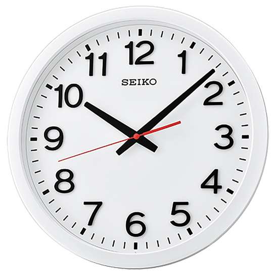 Seiko White Wall Clock QXA732W QXA732WN