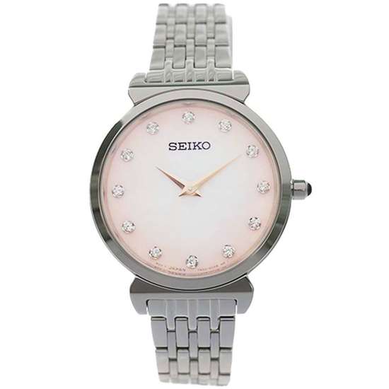 Seiko Ladies Diamond Accent Watch SFQ803 SFQ803P1