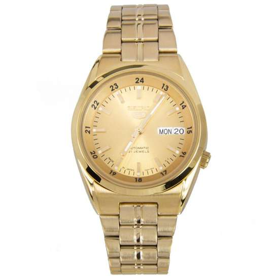 Seiko 5 SNK574J1 SNK574J Made in Japan Gold Automatic Watch