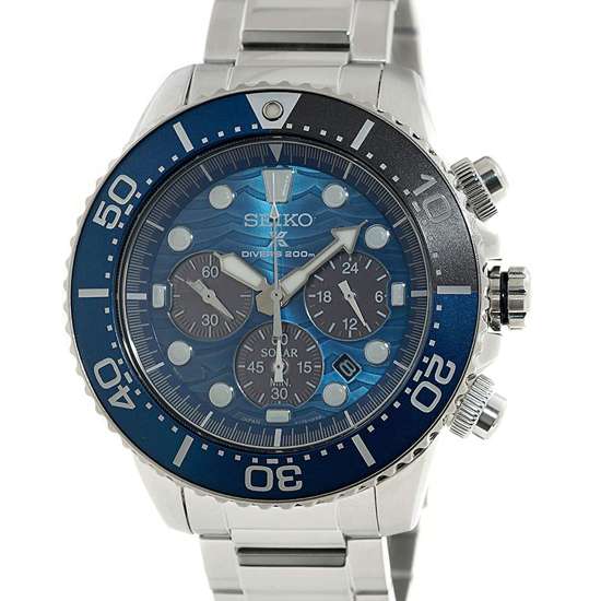 Seiko SSC741P1 SSC741P Save the Ocean Prospex Diving Solar Watch