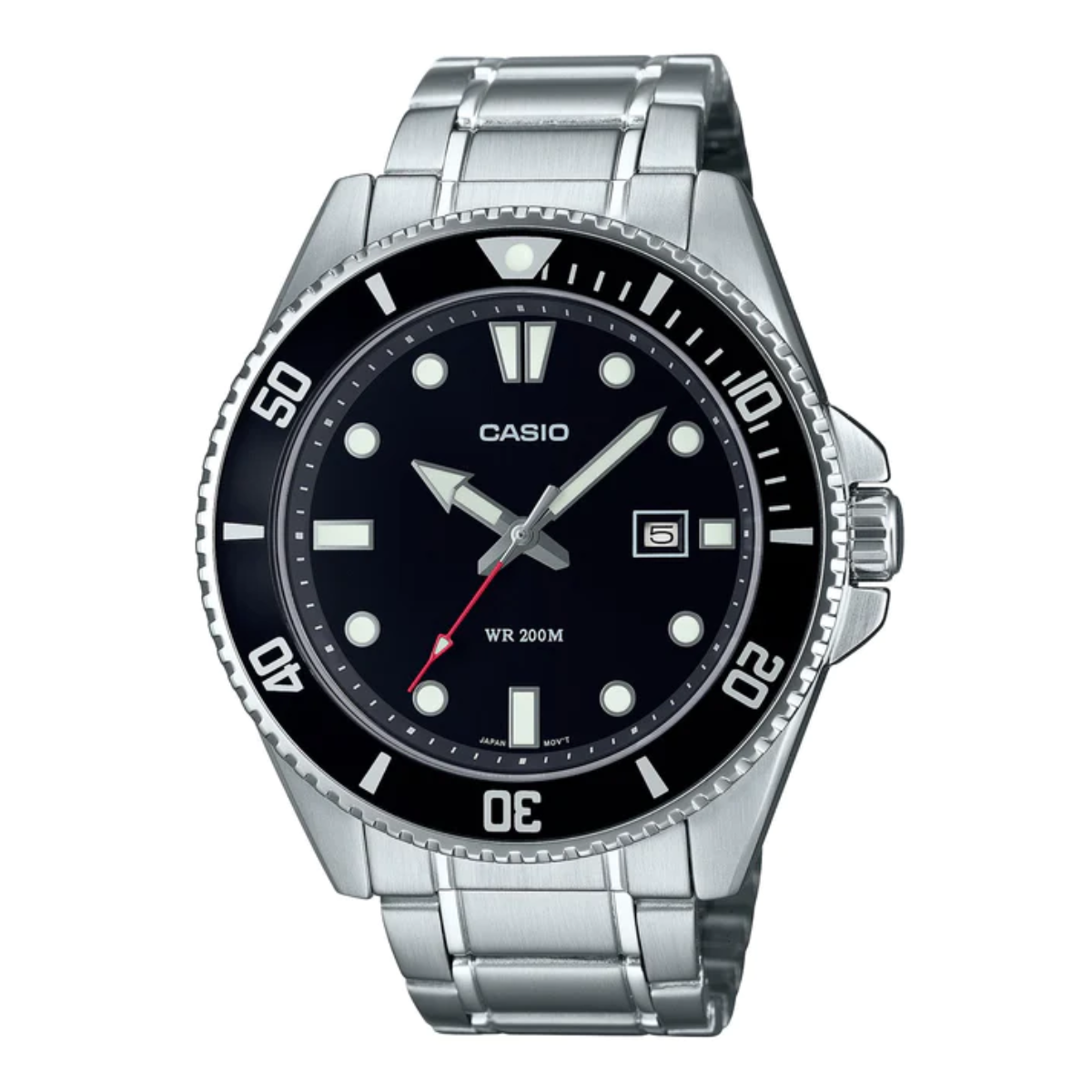 Casio Quartz MDV-107D-1A1 MDV-107D-1A1V Standard Black Dial Sporty Watch