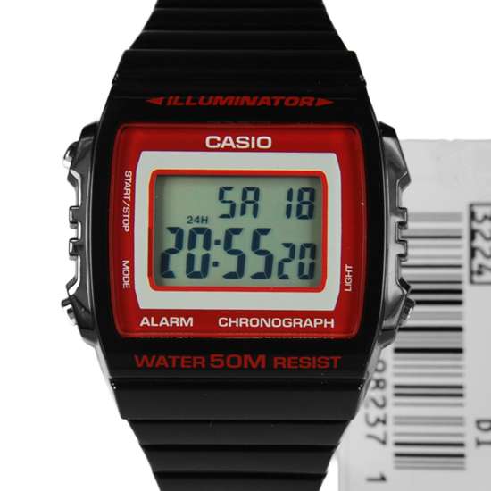 W-215H-1A2 Casio Black Sports Watch