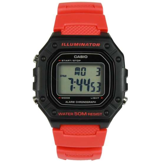 Casio Illuminator Digital Watch W-218H-4BV W-218H-4B