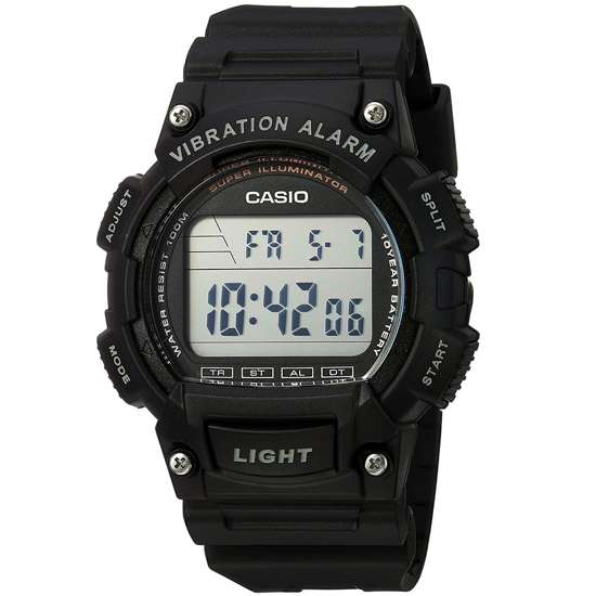 Casio Vibration Alarm Watch W7-36H-1A W736H-1AV