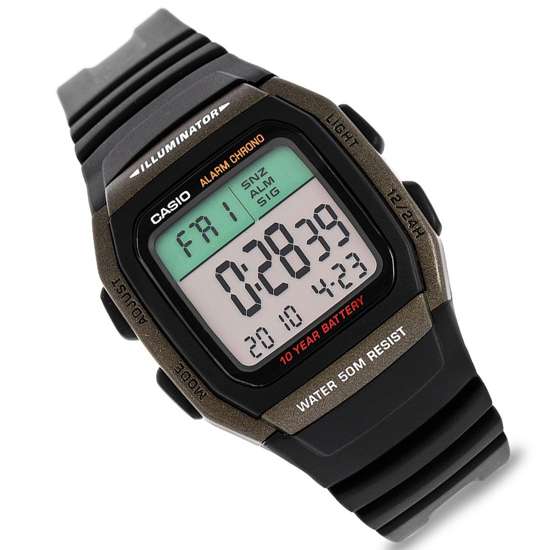 Casio Alarm Digital Watch W-96H-3A W-96H-3AV