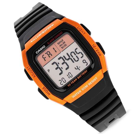 Casio Youth W-96H-4A2 W96H-4A2 Chrono Alarm Dual Time Watch
